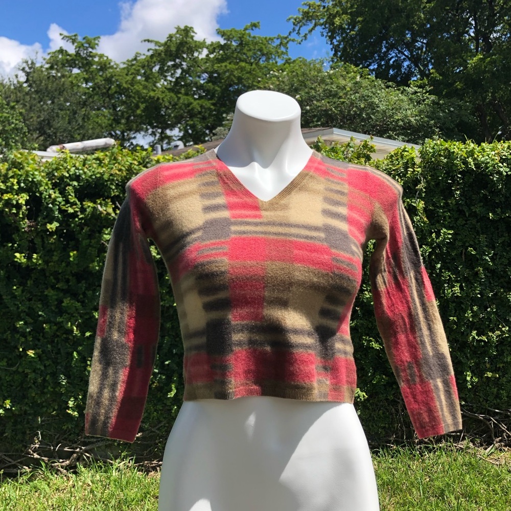 Cashmere pattern sweater
